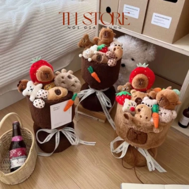 Bó hoa gấu bông có túi, đèn, thiệp - Quà sinh nhật, kỷ niệm, Valentine 139.000đ 6 Bó hoa gấu bông có túi, đèn, thiệp - Quà sinh nhật, kỷ niệm, Valentine 139.000đ 6