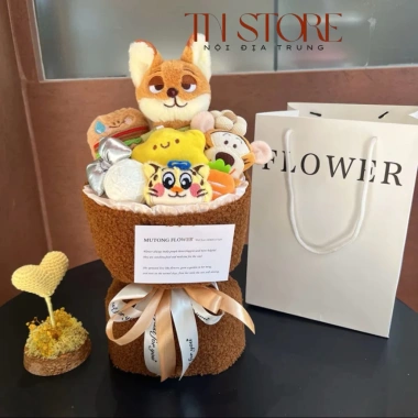 Bó hoa gấu bông có túi, đèn, thiệp - Quà sinh nhật, kỷ niệm, Valentine 139.000đ 8 Bó hoa gấu bông có túi, đèn, thiệp - Quà sinh nhật, kỷ niệm, Valentine 139.000đ 8