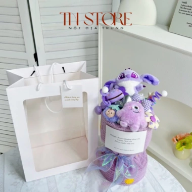 Bó hoa gấu bông có túi, đèn, thiệp - Quà sinh nhật, kỷ niệm, Valentine 139.000đ 9 Bó hoa gấu bông có túi, đèn, thiệp - Quà sinh nhật, kỷ niệm, Valentine 139.000đ 9