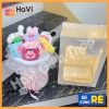 Bó hoa gấu bông Hải Lý Loopy dễ thương, phối màu cute, quà tặng ý nghĩa 150.000₫
