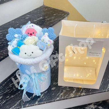 Bó hoa gấu bông Hải Lý Loopy dễ thương, phối màu cute, quà tặng ý nghĩa 150.000₫ 6 Bó hoa gấu bông Hải Lý Loopy dễ thương, phối màu cute, quà tặng ý nghĩa 150.000₫ 6
