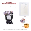 Bó Hoa Gấu Bông Hoa Búp Bê Hoạt Hình - Quà Tặng 8/3, Sinh Nhật, Tốt Nghiệp kèm Túi, Thiệp, Đèn 9