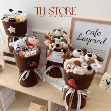 Bó hoa gấu bông kèm túi, đèn, thiệp – Quà sinh nhật, kỷ niệm, lễ tốt nghiệp, Valentine 14/2, 8/3, 20/10 – Giá ưu đãi 149.000₫ 4 Bó hoa gấu bông kèm túi, đèn, thiệp – Quà sinh nhật, kỷ niệm, lễ tốt nghiệp, Valentine 14/2, 8/3, 20/10 – Giá ưu đãi 149.000₫ 4