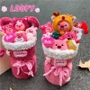 Bó Hoa Gấu Bông Loopy có Đèn LED, Túi Thiệp - Quà Tặng Valentine, 8/3, Sinh Nhật, Tốt Nghiệp, 20/10 Siêu Đẹp 2