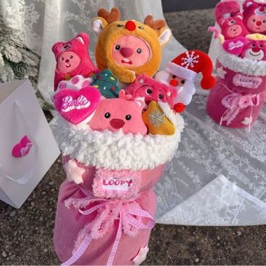 Bó Hoa Gấu Bông Loopy có Đèn LED, Túi Thiệp - Quà Tặng Valentine, 8/3, Sinh Nhật, Tốt Nghiệp, 20/10 Siêu Đẹp 4 Bó Hoa Gấu Bông Loopy có Đèn LED, Túi Thiệp - Quà Tặng Valentine, 8/3, Sinh Nhật, Tốt Nghiệp, 20/10 Siêu Đẹp 4