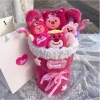 Bó Hoa Gấu Bông Loopy có Đèn LED, Túi Thiệp - Quà Tặng Valentine, 8/3, Sinh Nhật, Tốt Nghiệp, 20/10 Siêu Đẹp 6