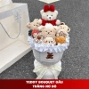Bó Hoa Gấu Bông Loopy Hồng Quà Tặng Sinh Nhật 14/2 8/3 Sang Trọng kèm Túi và Đèn 10