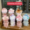 Bó Hoa Gấu Bông Pastel Đa Màu Quà Sinh Nhật 8/3 20/10 Size Trung 210k 9