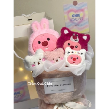 Bó Hoa Gấu Loopy Cute Đáng Yêu – Quà Tặng Ý Nghĩa Cho Bạn Gái, Giá 75.000₫ 6