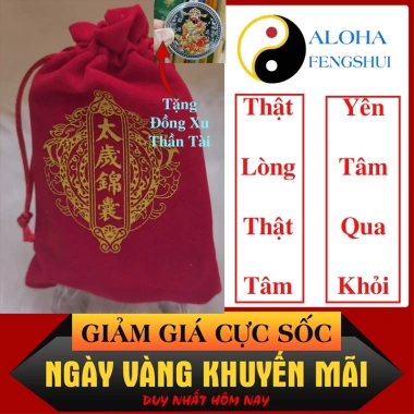 Bộ Hóa Giải Thái Tuế 25 Món Kích Tài Lộc Tuổi Tý Ngọ Sửu Mão 2.026 100.000 VNĐ