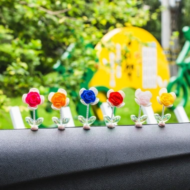 Bộ hoa hướng dương lắc lư nhựa bền đẹp, trang trí không gian sống, chỉ 35.000₫ 2