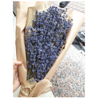 Bó hoa khô lavender 130g nhập Anh Pháp - video thật, tặng túi thơm, giá ưu đãi 115k