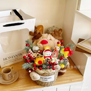 Bó hoa len dễ thương - Quà Noel, Sinh nhật, 14/2, Lễ Tình Nhân, 8/3 - 195.000