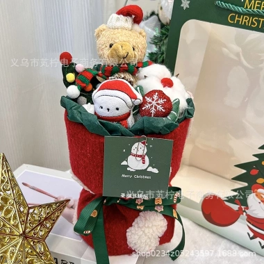 Bó hoa len dễ thương - Quà Noel, Sinh nhật, 14/2, Lễ Tình Nhân, 8/3 - 195.000