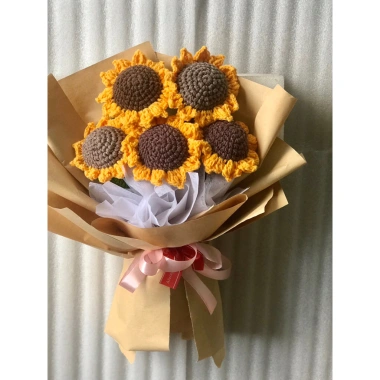 Bó hoa len hướng dương 30cm - Giá ưu đãi 150.000₫, giảm so với 184.500 - Quà tặng sinh nhật