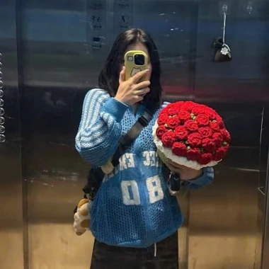 Bó hoa len mềm mại màu hồng-đông, handmade, tặng kèm thiệp viết tay, còn 336k 7