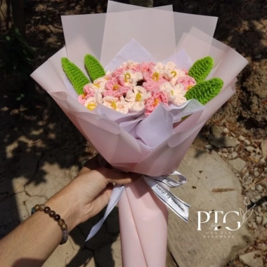 Bó hoa Lưu Ly len nhiều hoa - Quà tặng 14/2, 8/3, 20/11 Giá ưu đãi 115.000đ 5