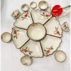 Bộ Hoa Mặt Trời Bày Mâm Cúng Gia Tiên - Gốm Sứ Cao Cấp Bát Tràng, Ưu Đãi 520k 8