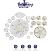 Bộ Hoa Mặt Trời Bày Mâm Cúng Gia Tiên Hoạ Tiết Đào Đỏ Men Kem 2 Size Gốm Sứ Bát Tràng Giá 750.000 4