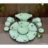 Bộ Hoa Mặt Trời Cúng Hoa Bưởi Xanh Ngọc 2 Size Gốm Sứ Bát Tràng 1.130.000đ