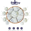 Bộ Hoa Mặt Trời Mâm Cúng Gia Tiên Hoạ Tiết Thủ Công Gốm Bát Tràng - 420.000₫ 2