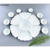 Bộ Hoa Mặt Trời Men Trắng Khử Bày Mâm Cúng 3 Size - Gốm Sứ Bát Tràng, Giá 300.000đ 3
