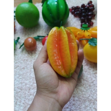 Bộ hoa quả nhựa to giống thật 99% đồ chơi giáo dục cho bé giá giảm 239.000 VND