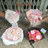 Bó hoa sáp quà tặng sinh nhật, lễ tốt nghiệp kèm túi, đèn, thiệp giảm 20% 4