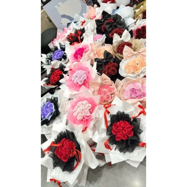 Bó hoa sáp thơm cao cấp, hoa dày đẹp cánh mềm, mùi sáp ong tự nhiên - chỉ 135.000₫