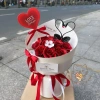 Bó hoa sáp tim và thiên nga quà tặng Valentine sinh nhật 8/3 20/10 kỉ niệm giá ưu đãi 209.000 VND 9