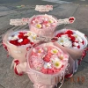 Bó hoa sáp tròn kèm túi, đèn, thiệp - Quà tặng Valentine, sinh nhật, 8/3, 20/10, kỷ niệm - Giá 209.000đ