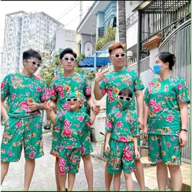 Bộ họa tiết Khăn trải bàn Con Công Đồ mặc nhóm nổi bật size 10kg‑98kg giảm còn 59.000₫