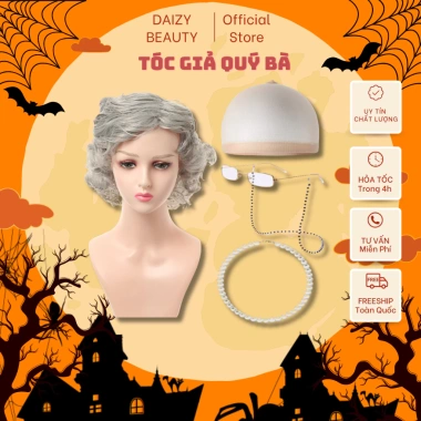 Bộ Hóa Trang Bà Cụ Già Trung Niên - Phụ Kiện Tiện Dùng Cho Cosplay, Lễ Hội, Diễn Kịch - Giá Ưu Đãi 83k