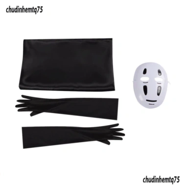 Bộ hoá trang Halloween vô diện: áo choàng, bao tay, mặt nạ đa cỡ - Cosplay 179k