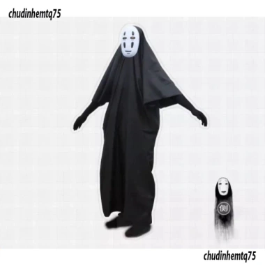 Bộ hoá trang Halloween vô diện: áo choàng, bao tay, mặt nạ đa cỡ - Cosplay 179k