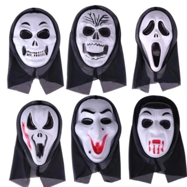 Bộ hóa trang Vô Diện Halloween: áo choàng + mặt nạ cosplay đa size, giá 97.000₫ 6