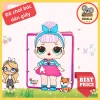 Bộ học liệu bóc dán Ngôi nhà Búp bê Thay Đồ Công Chúa Montessori H4V - Giấy cao cấp, cứng cáp, giá chỉ 160k