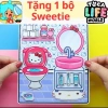Bộ học liệu bóc dán thông minh búp bê giấy & nhà thủ công Tocaboca Hello Kitty – Đồ chơi trẻ em tự làm, giá 169k 4