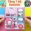 Bộ học liệu bóc dán thông minh búp bê giấy & nhà thủ công Tocaboca Hello Kitty – Đồ chơi trẻ em tự làm, giá 169k 5