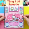 Bộ học liệu bóc dán thông minh búp bê giấy & nhà thủ công Tocaboca Hello Kitty – Đồ chơi trẻ em tự làm, giá 169k 6