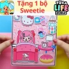 Bộ học liệu bóc dán thông minh búp bê giấy & nhà thủ công Tocaboca Hello Kitty – Đồ chơi trẻ em tự làm, giá 169k 7