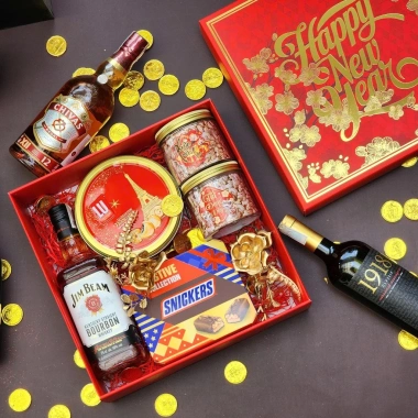 Bộ hộp Happy New Year 32x32x10cm - Thiết kế sang trọng, giá ưu đãi 54.000₫ 9