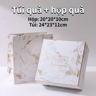 Bộ hộp quà tặng cốc cà phê trắng sinh nhật, chia tay, Valentine giá ưu đãi 226k 9