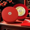 Bộ hộp quà tròn đựng yến sào cao cấp - Da sang trọng, thiết kế tinh tế, ưu đãi 369k 4