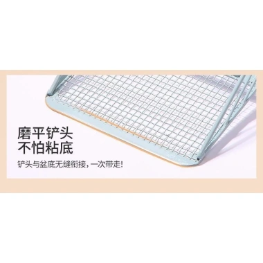 Bộ hốt cát mèo 3 món, lưới kép 3mm/10mm, hốt sạch không mùi, kim loại + hộp + giá treo 7 Bộ hốt cát mèo 3 món, lưới kép 3mm/10mm, hốt sạch không mùi, kim loại + hộp + giá treo 7