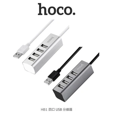Bộ Hub 4 cổng USB Hoco HB1 chính hãng, tốc độ cao, plug‑and‑play, giá ưu đãi 109.000₫