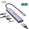 Bộ Hub 5 cổng Type-C Ugreen 15.495 - HDMI 4K@30Hz, USB 3.0, Sạc nhanh PD 100W, BH 24 tháng 2
