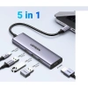 Bộ Hub 5 cổng Type-C Ugreen 15.495 - HDMI 4K@30Hz, USB 3.0, Sạc nhanh PD 100W, BH 24 tháng 7