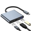 Bộ HUB Type C 5 trong 1 - HDMI 4K, USB 3.0, RJ45 LAN, vỏ nhôm - Giá ưu đãi 95.000₫ 9