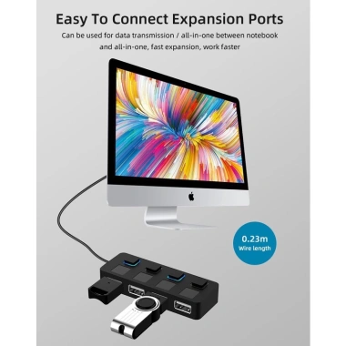 Bộ HUB USB 2.0 4 Cổng GEAR79 - Mở Rộng Máy Tính, Laptop, Giá Siêu Giảm 69.000₫
